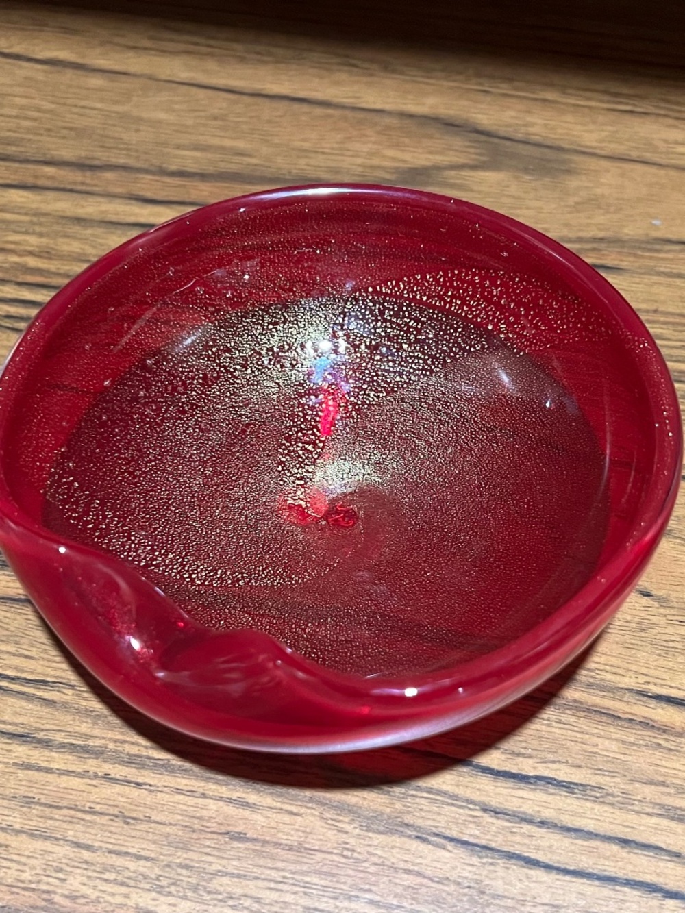 Tiffany & Co Elsa Peretti Thumb Print Bowl 5 Inch Gold Flake